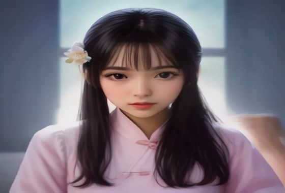 用户在笔记本电脑上打开搜同视频网站，屏幕显示玫红色界面，桌面整洁明亮，呈现轻松的居家使用场景